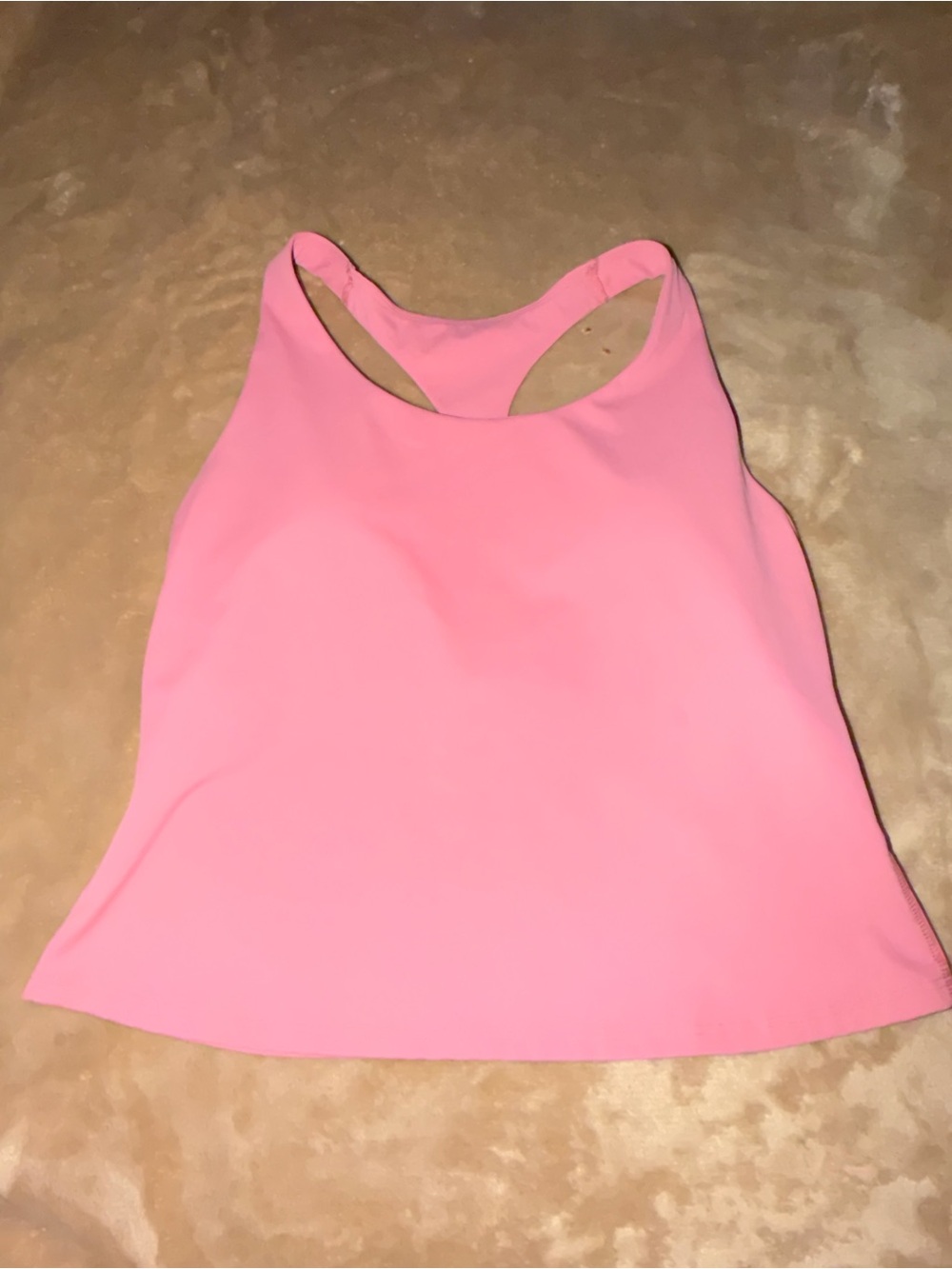 Old Navy Pink Racerback Crop Top built in bra